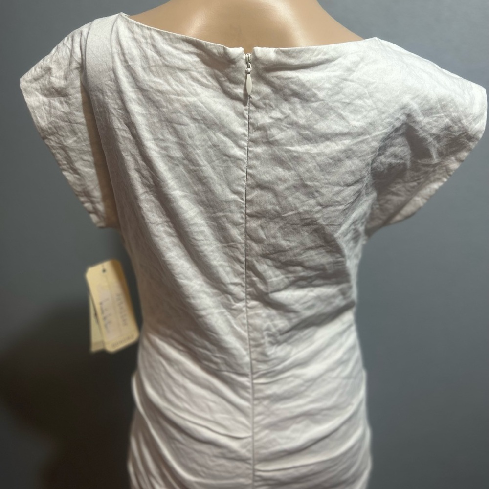 NWT $440.00 Artelier Nicole miller Ruched Bodycon dress size 10 - Picture 7 of 14